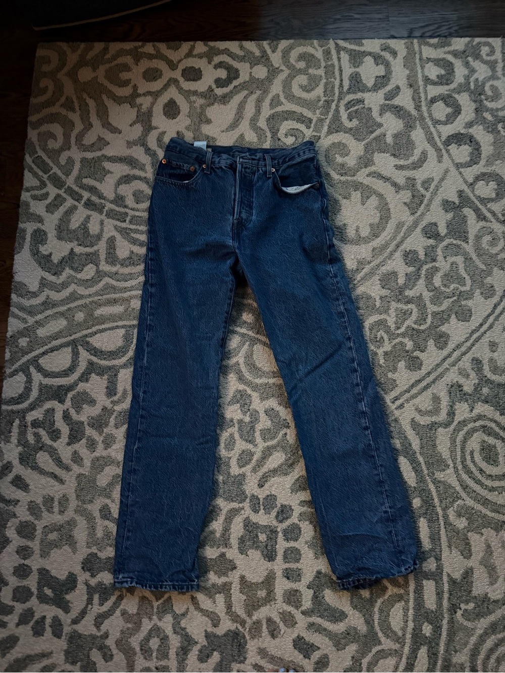 Levi's Dark Blue Straight-Leg Jeans